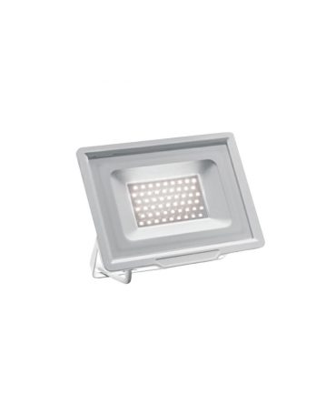 Faro Proiettore Led 50w 3000k o 4000k Orientabile Per Esterno Ratri Bianco GES843 Gea Led