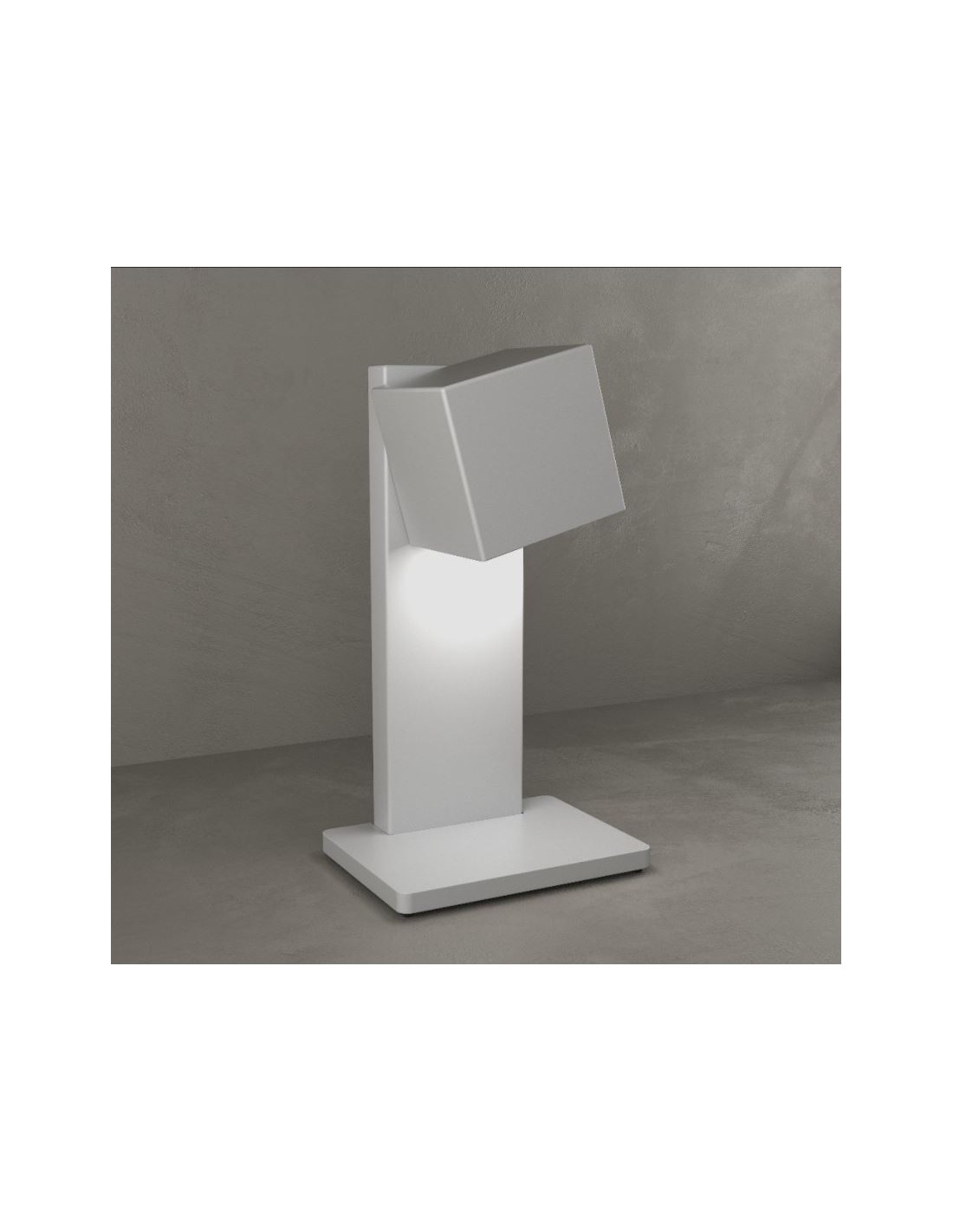 Lumetto Led Cubo Orientabile Rotation 1160/P Top Light Grigio