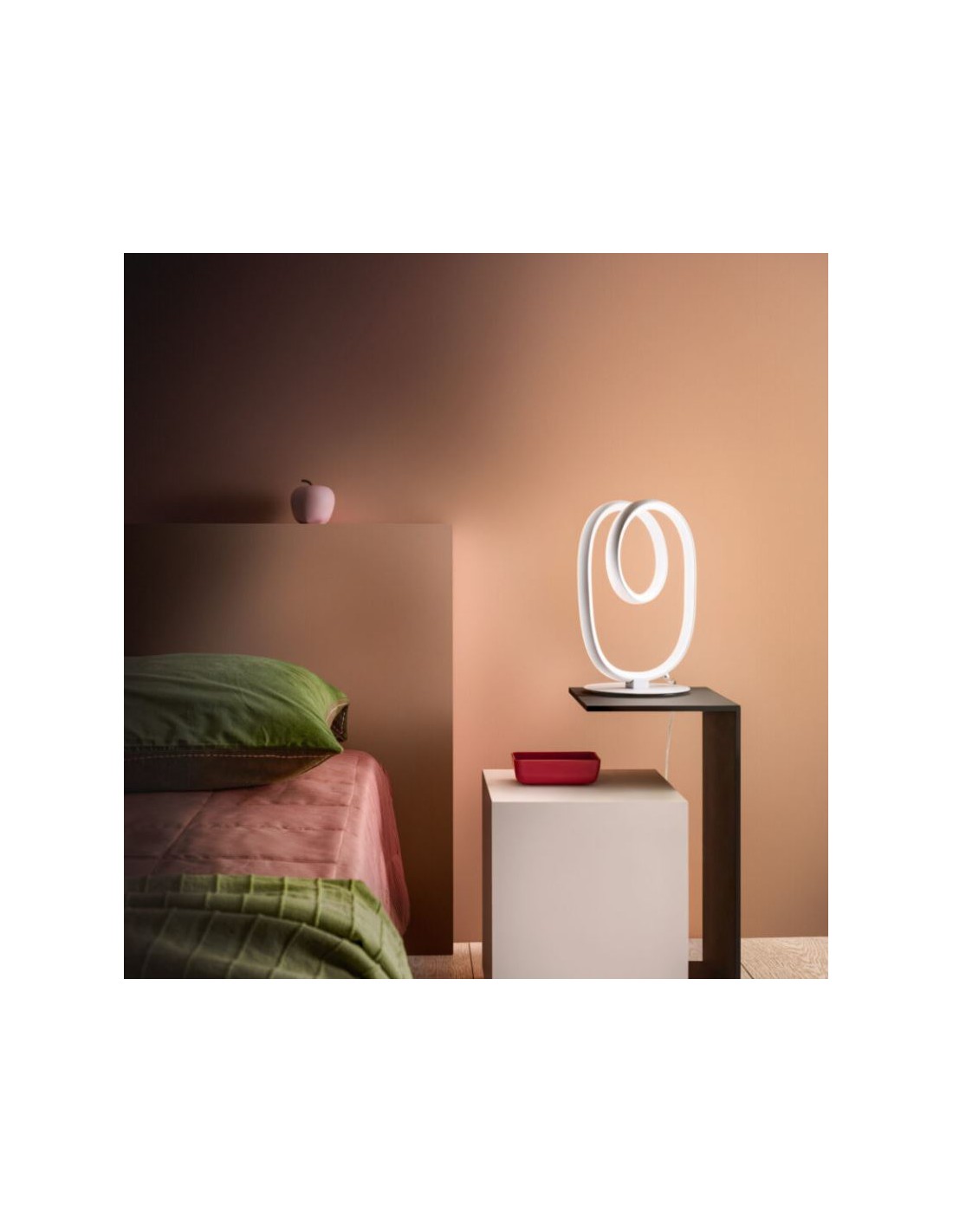 Lumetto Moderno Led 17w 3000k Diva Bianco o Oro Gea Luce