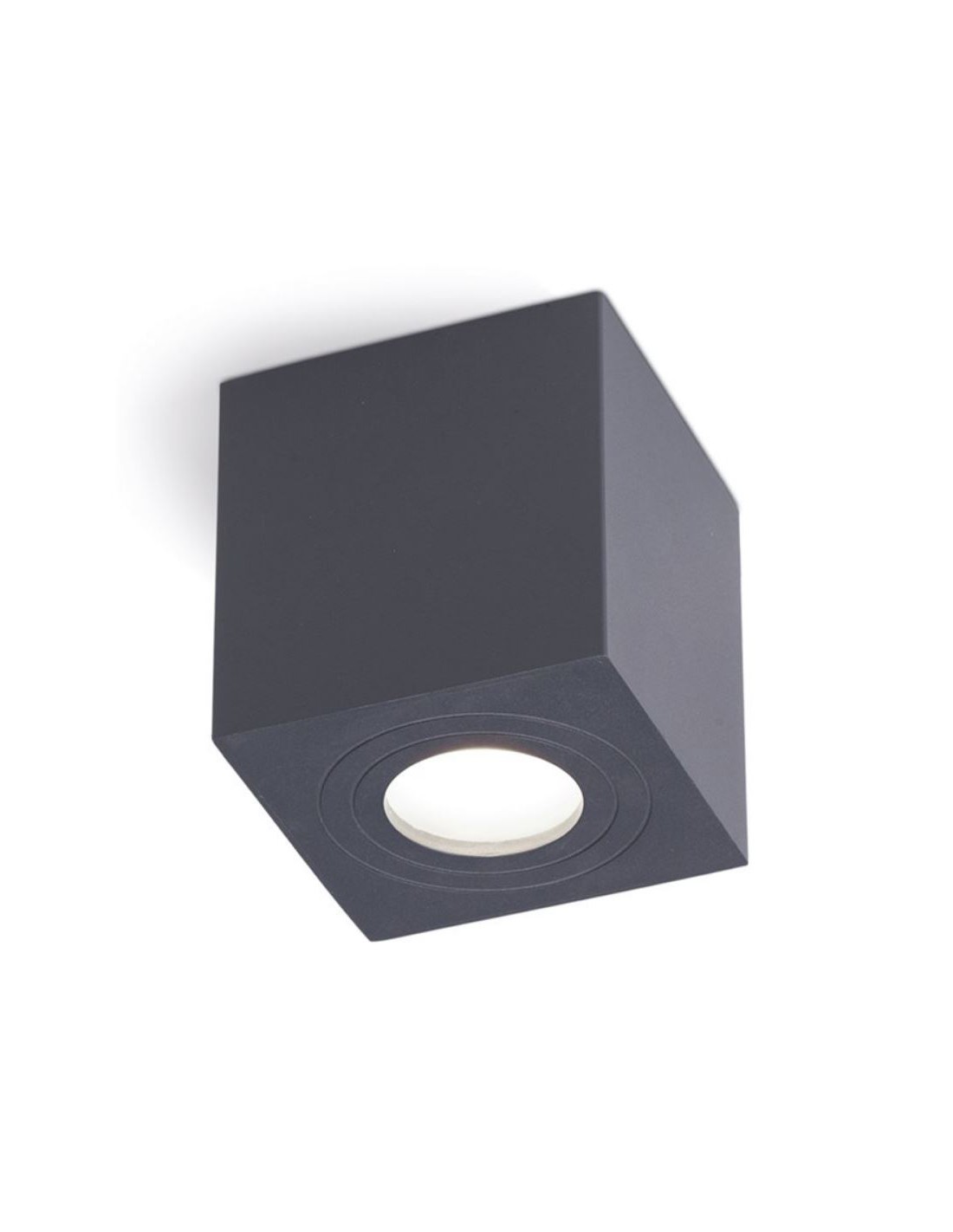 Plafone Spot Cubo Da Esterno GU10 Sulis Antracite GES1071 Gea Led