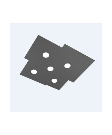 Plafoniera 5 Luci Led Gx53 Plate 1129/PL5 Top Light Antracite