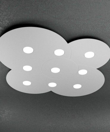 Plafoniera Led 9 luci Cloud 1128/PL9-grigio Top Light grigio