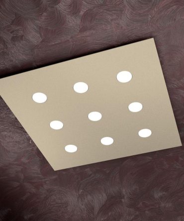 Plafoniera Led Area 1127/PL9-SA Top Light sabbia