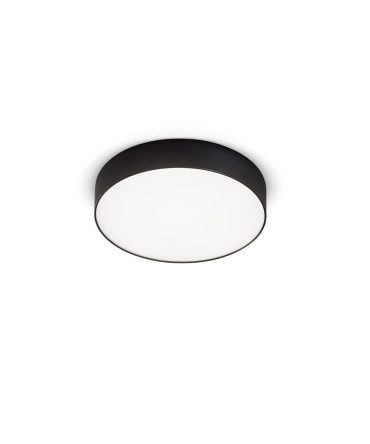 Plafoniera Led Rotonda Cloe Ø21 cm Nera GPL271 Gea Led