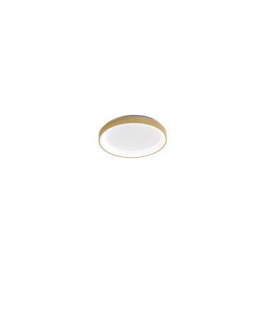 Plafoniera Moderna Anello Led 30w Krizia Ø38cm Bianco, Nero o Oro Gea Luce