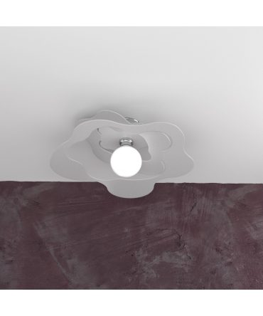 Plafoniera moderna Ripples Ø50 cm grigio 1158/PL50 Top Light