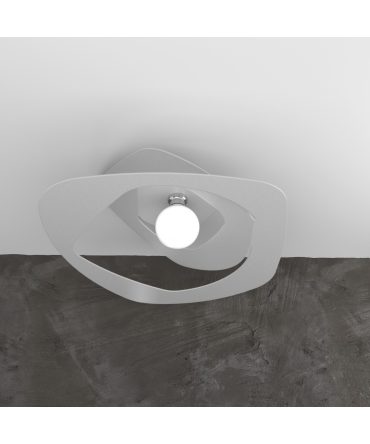 Plafoniera moderna Warped Ø65 cm grigio 1157/PL65 Top Light