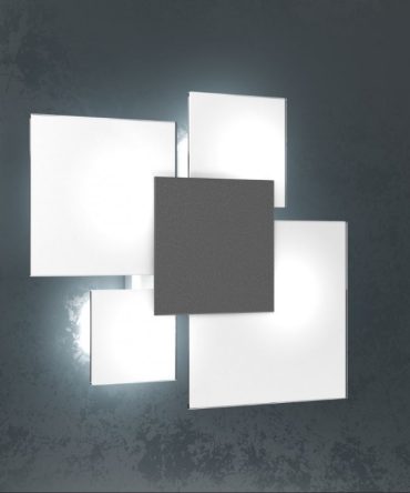 Plafoniera Upgrade 42x46 grigio antracite 1148/45 Top Light