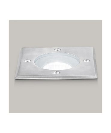 Segnapasso Incasso Quadrato Acciaio Calpestabile Egoi GES271 Gea Led