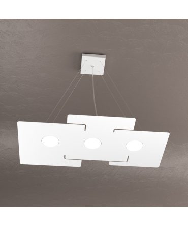 Sospensione 3 Luci Gx53 Echo Bianco 1161/S3 Top Light