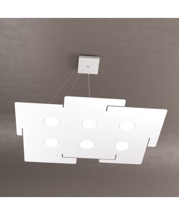 Sospensione 6 Luci Gx53 Echo Bianco 1161/S6 Top Light