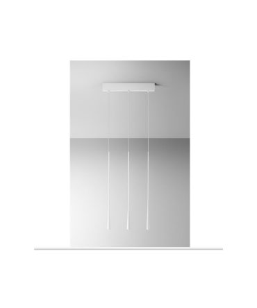 Sospensione Binario 3 Luci Led 3000k Dafne Small Bianco, Nero o Oro Gea Luce