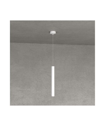 Sospensione Cilindro Round Tube GU10 Led 1174/S1 Top Light Bianco