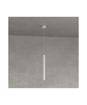 Sospensione Cilindro Round Tube GU10 Led 1174/S1 Top Light Grigio