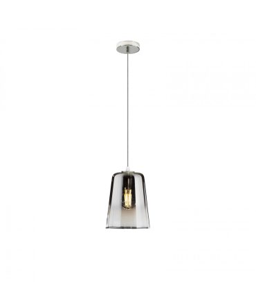 Sospensione in Vetro Pirex Shaded Cromo 1164/S1 Top Light