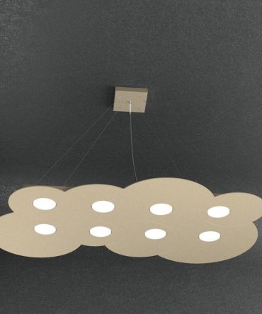 Sospensione Led 8+3 luci Cloud 1128/S8 R +3-SA Top Light sabbia