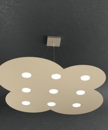 Sospensione Led 9 luci Cloud 1128/S9-SA Top Light sabbia