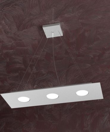 Sospensione Led Area 1127/S3 R +2-GR Top Light grigio