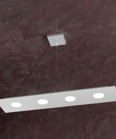 Sospensione Led Area 1127/S4 R +3-GR Top Light Grigio