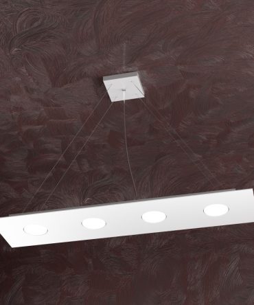 Sospensione Led Area 1127/S4 R +3 Top Light Bianco
