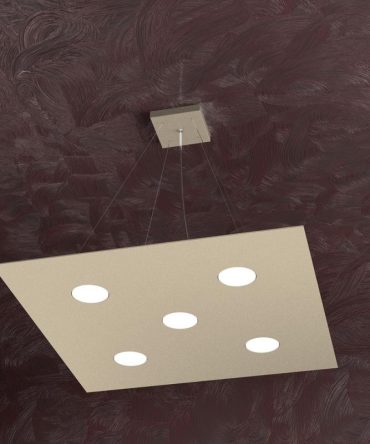 Sospensione Led Area 1127/S5 +2-SA Top Light sabbia