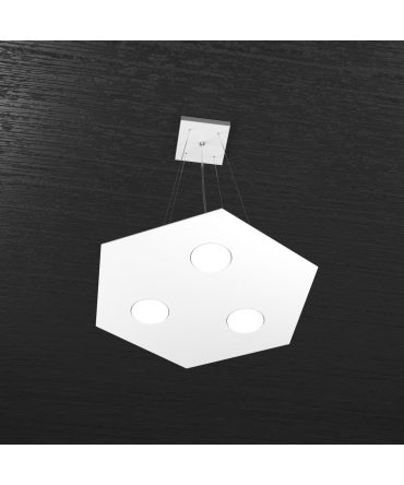 Sospensione Hexagon 3 luci bianca 1142/SP Top Light