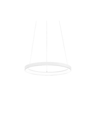 Sospensione Moderna Anello Led 50w Krizia Ø58cm Bianco o Oro Gea Luce