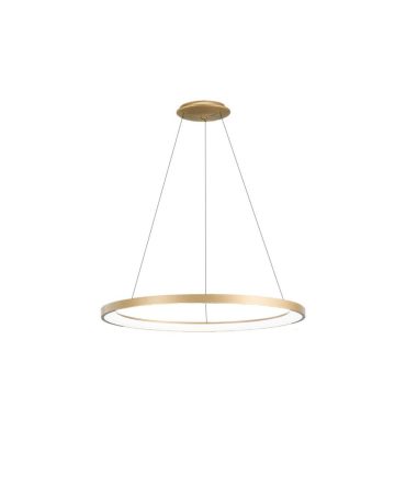Sospensione Moderna Anello Led 60w Krizia Ø78cm Bianco o Oro Gea Luce