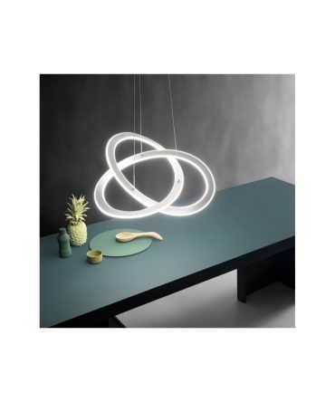 Sospensione Moderna Led 40w Dimmerabile Yara Ø57cm 3000k o 4000k Gea Luce