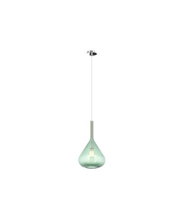 Sospensione Penisola Imbuto Vetro Verde Kona 1177/S1 Top Light