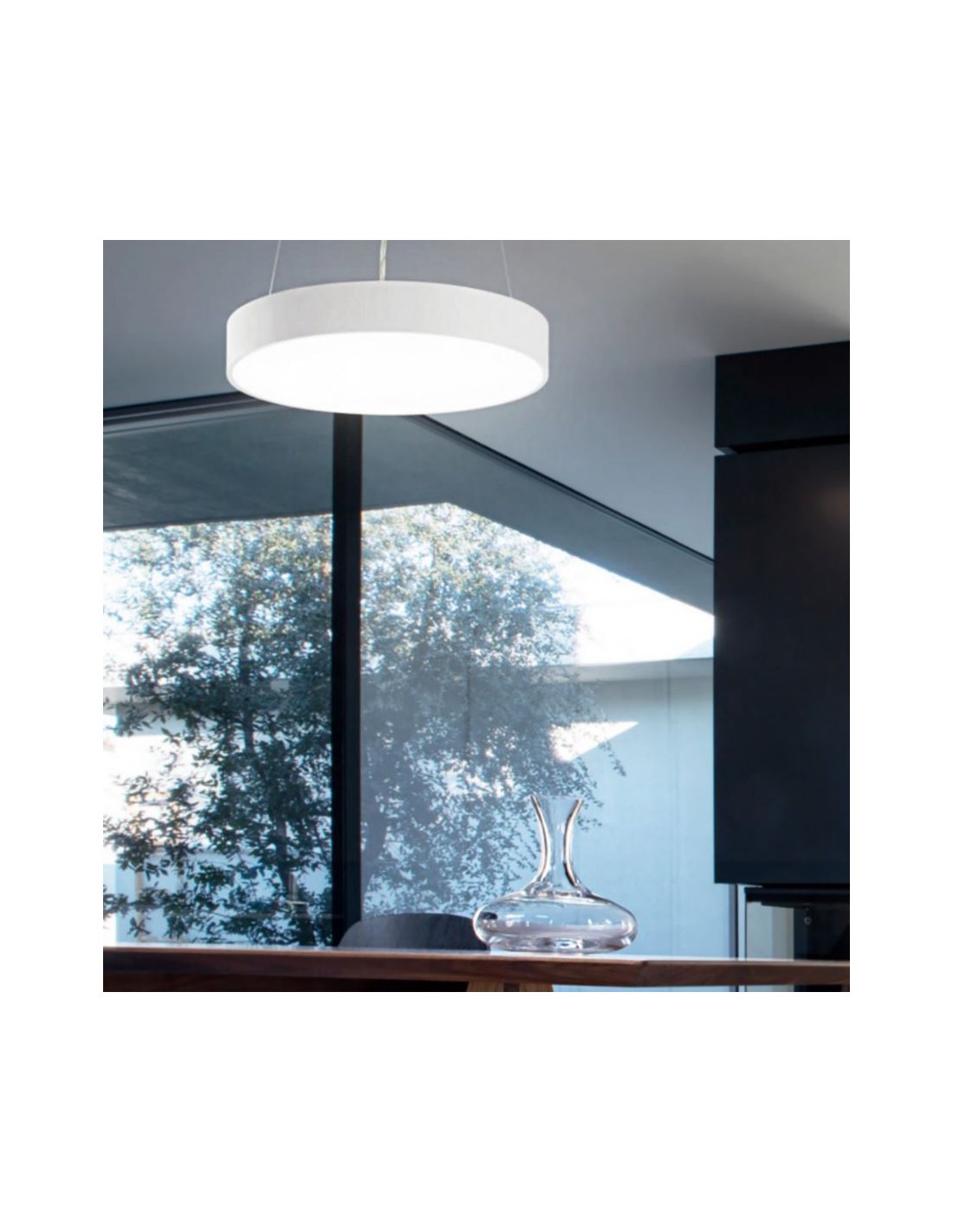 Sospensione Rotonda Ø40cm Led 40w Biham GKI300+GPL300 Gea Led