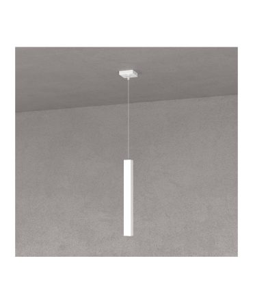 Sospensione Square Tube GU10 Led 1173/S1 Top Light Bianco