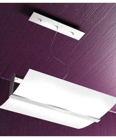 Sospensione Wood foglia argento 1019/S50-FA Top Light