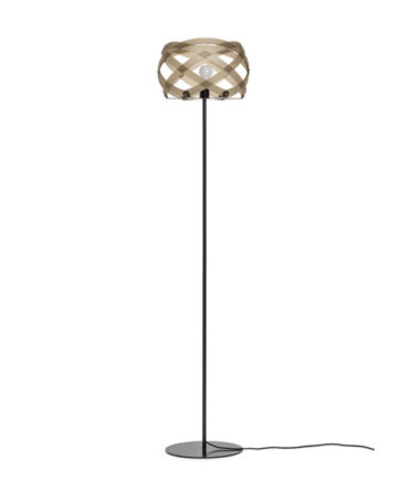 EMPORIUM NUCLEA lampada da terra, trasparente, grigio, marrone e verde