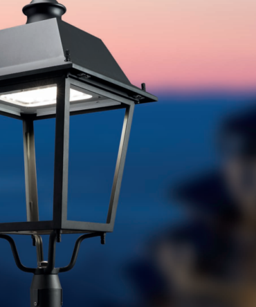 Illuminazione Stradale Led Lanterna per Testapalo di Ø60cm Sovil illuminazione AVENUE LED 40W 4000/3000K alluminio