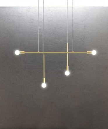 Lampada a sospensione Sikrea ANNA 7470 - Metallo ottone