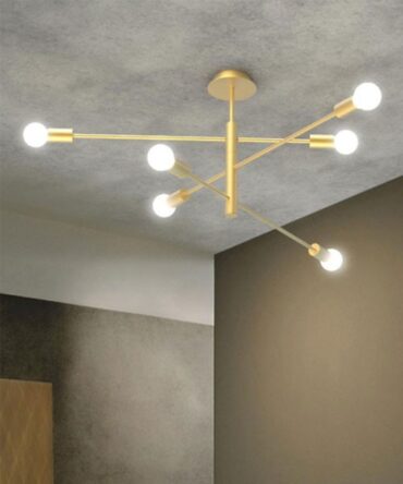 Lampada a soffitto Sikrea ANNA 7401 - Metallo ottone