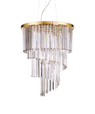 IDEAL LUX CARLTON Sospensione sp12 oro