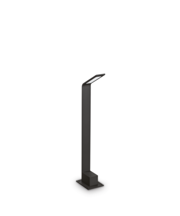 IDEAL LUX AGOS Nero h.60cm Paletto da esterno LED 3000K Luce Calda