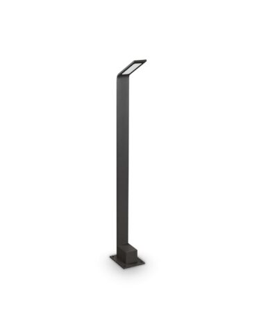IDEAL LUX AGOS Nero h.80cm Paletto da esterno LED 3000K Luce Calda