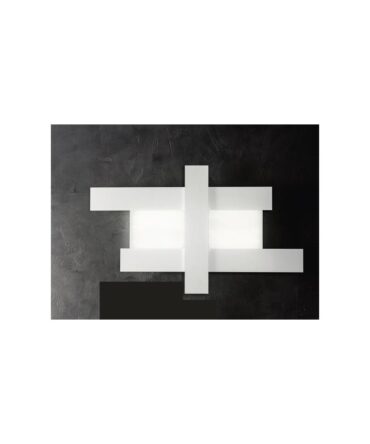 Plafoniera Gea Luce DOHA P/G Grande LED Bianco lampada soffitto parete