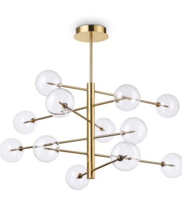 IDEAL LUX EQUINOIXE Sospensione SP12 ottone