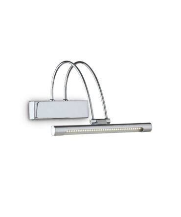 IDEAL LUX BOW Applique da parete cromo led L. 26 cm