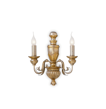 IDEAL LUX FIRENZE Applique da parete oro L. 33cm