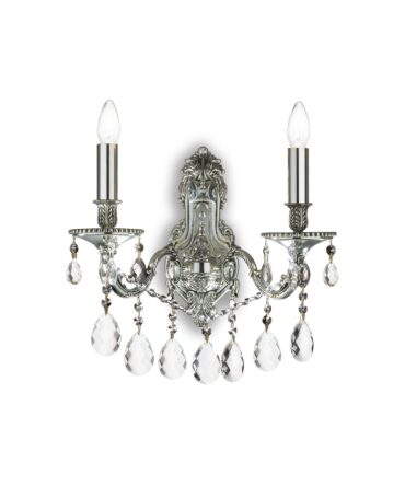 IDEAL LUX GIOCONDA Applique da parete argento L. 31cm