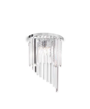 IDEAL LUX  CARLTON Applique da parete cromo  L. 30cm