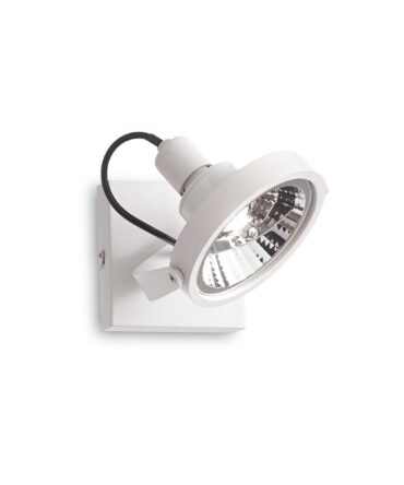 IDEAL LUX GLIM Lampada a soffitto bianco l. 13 cm.