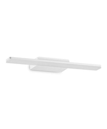 IDEAL LUX MAKE UP Applique da parete bianco led L. 45 cm