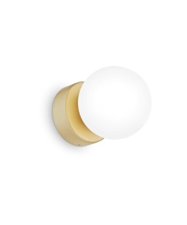 IDEAL LUX PERLAGE Applique da parete bianco led L. 13.3 cm