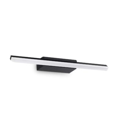 IDEAL LUX RIFLESSO Applique da soffitto nero led L. 42 cm